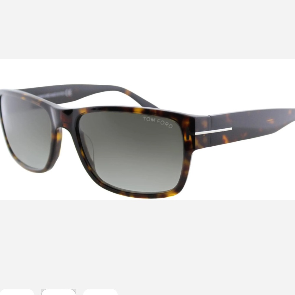 Tom Ford TF455 52B sunglasses - Shiny Dark Havana with gradient smoke lens